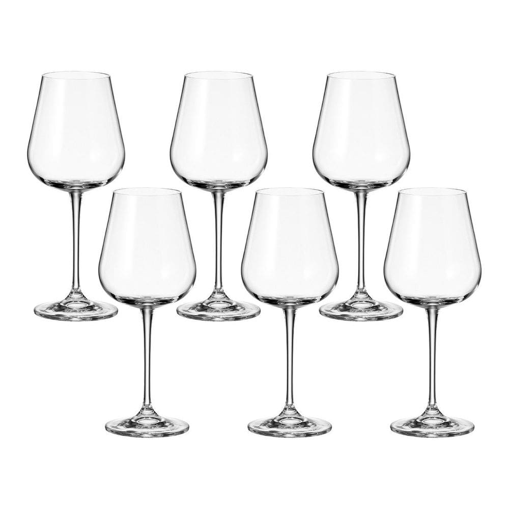 Taça De Cristal Bohemia Vinho Branco 450 Ml Ardea 12 Peças