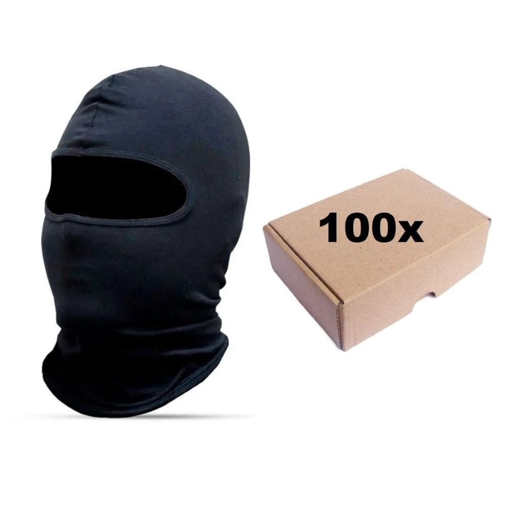 Touca Capuz Balaclava Toca Ninja Moto Motoboy Frio 100 Peças