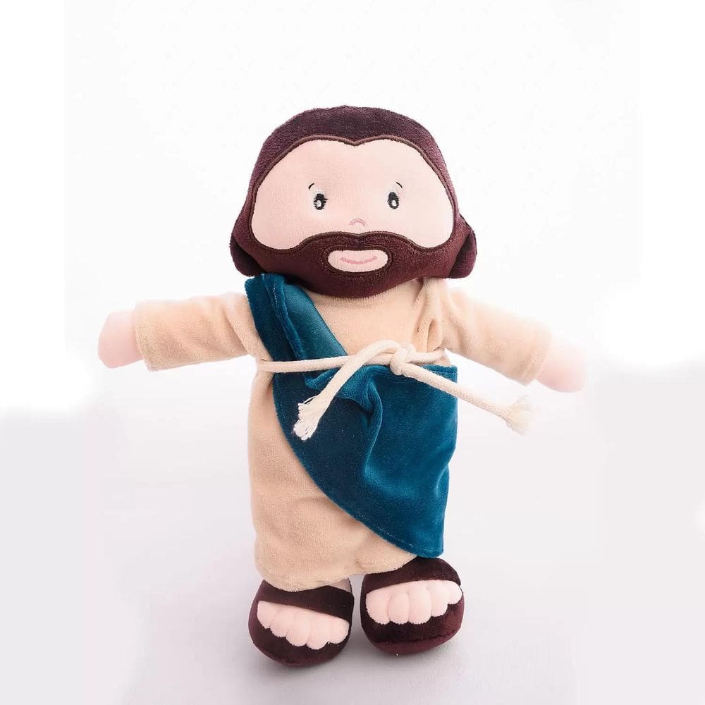 Boneco Jesus De Pano Luxo Lavável Antialérgico 30 Cm