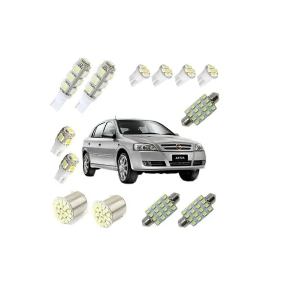 Kit Lâmpadas Led Astra Pingo Teto Ré 16 LEDs