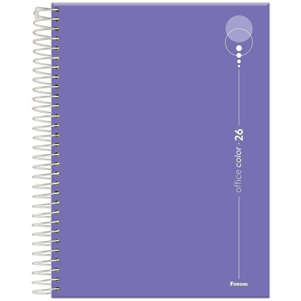 Agenda Diária 2026 Esp 177X240Mm Office Color Roxo Foroni