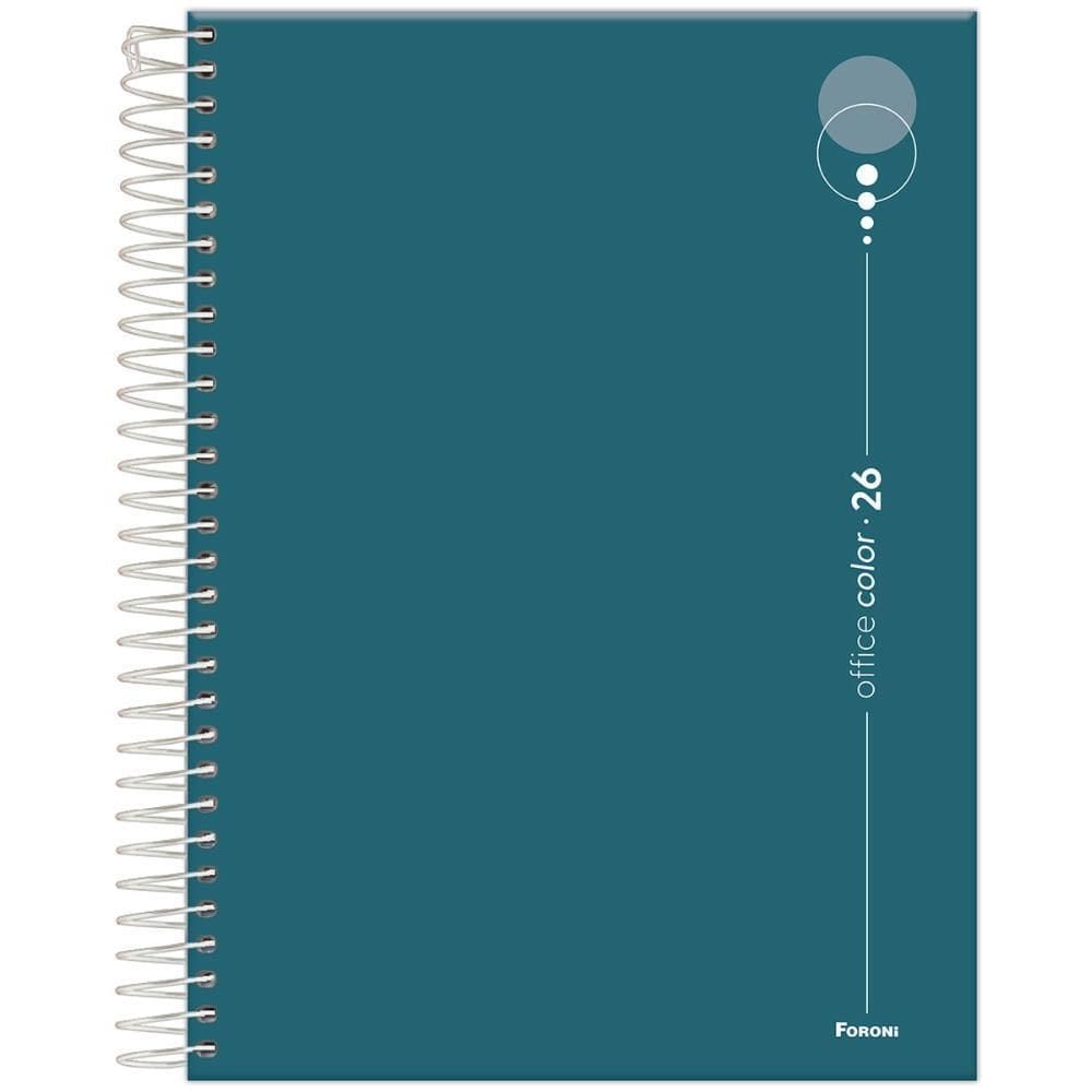 Agenda Diária 2026 Esp 177X240Mm Office Color Verde Foroni