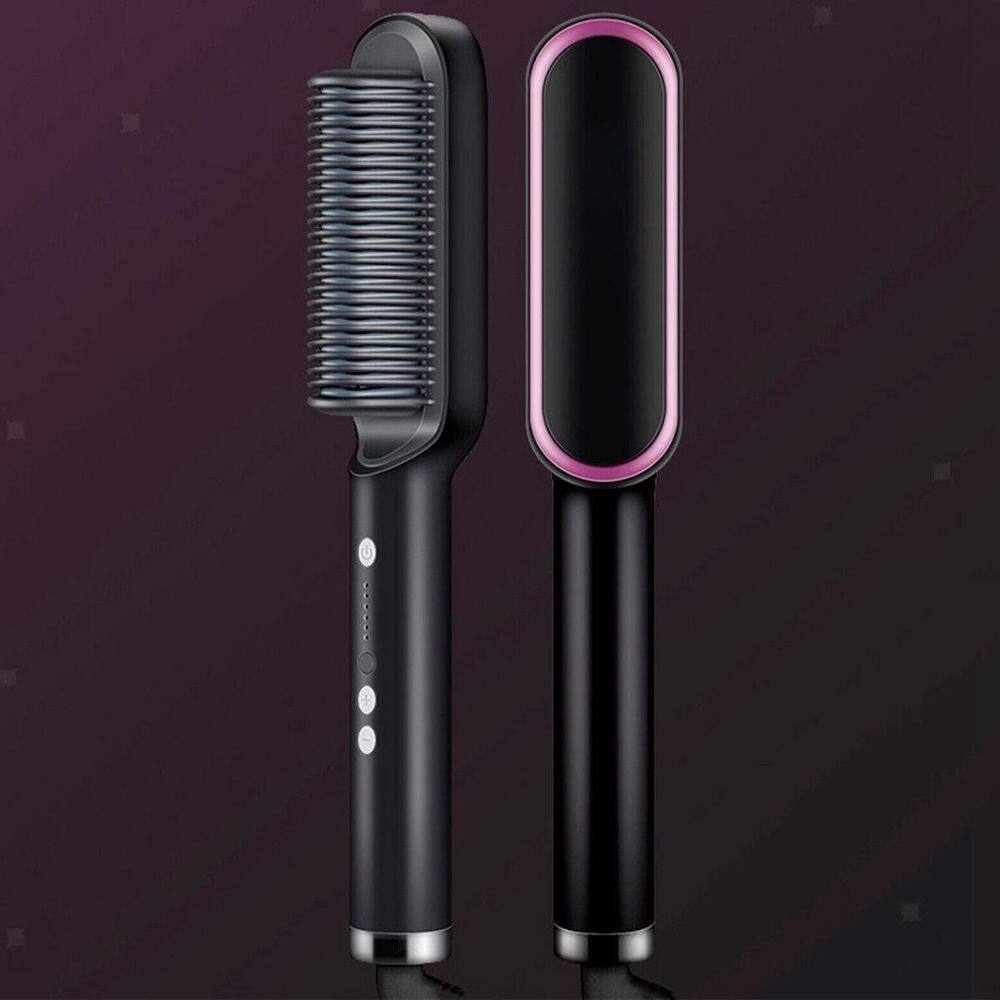 Escova 3 Em 1 Secadora Elétrica Alisa Cabelo 110/220V Bivolt