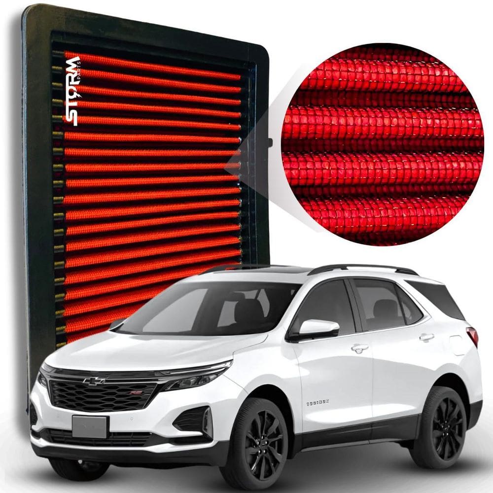 Filtro Ar Esportivo Chevrolet Equinox 1.5 Turbo 2020 A 2025