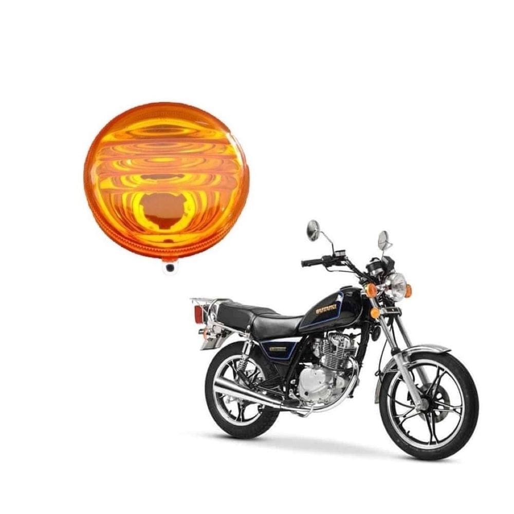 Lente Pisca Seta Laranja Intruder 125