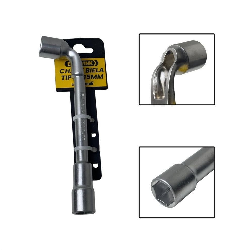 Chave Biela Tipo L De 15Mm Vazada