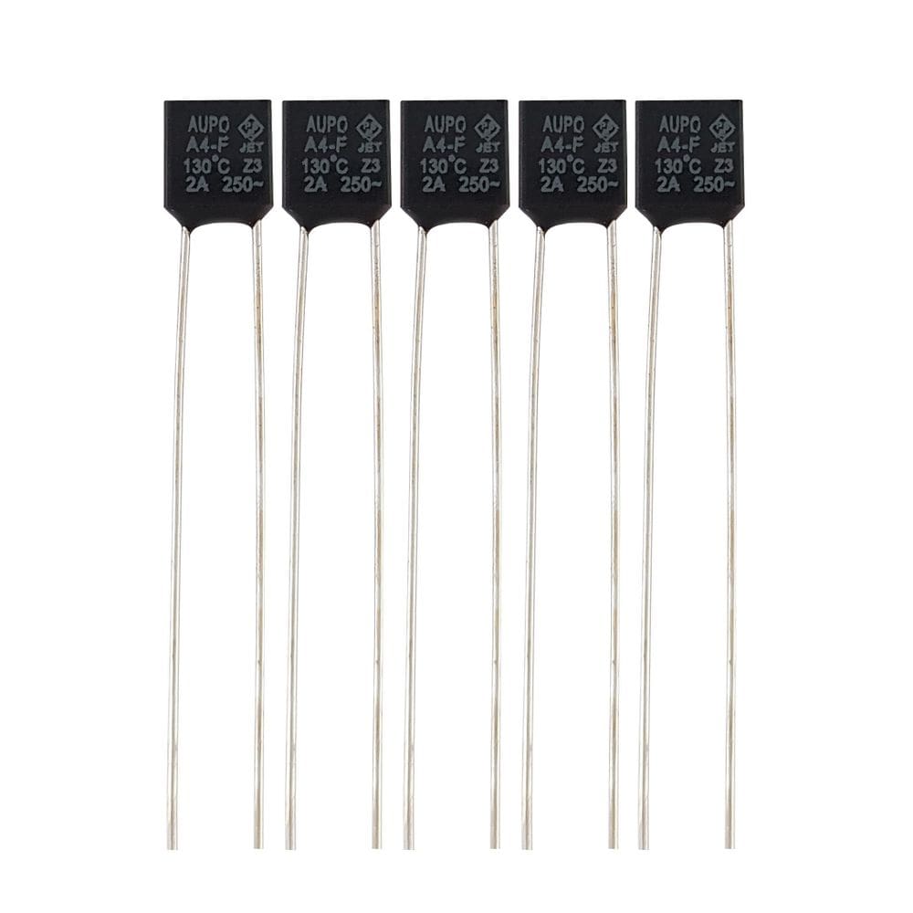 5 Fusível Térmico Motor Ventilador 130ºc 2A 250V 130 Graus