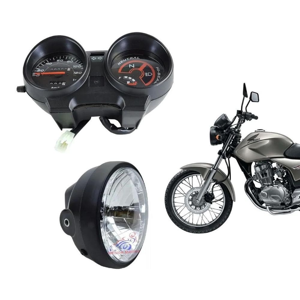Farol Painel Esd Hodometro Cg Titan Cargo 150 2004 Ate 2008