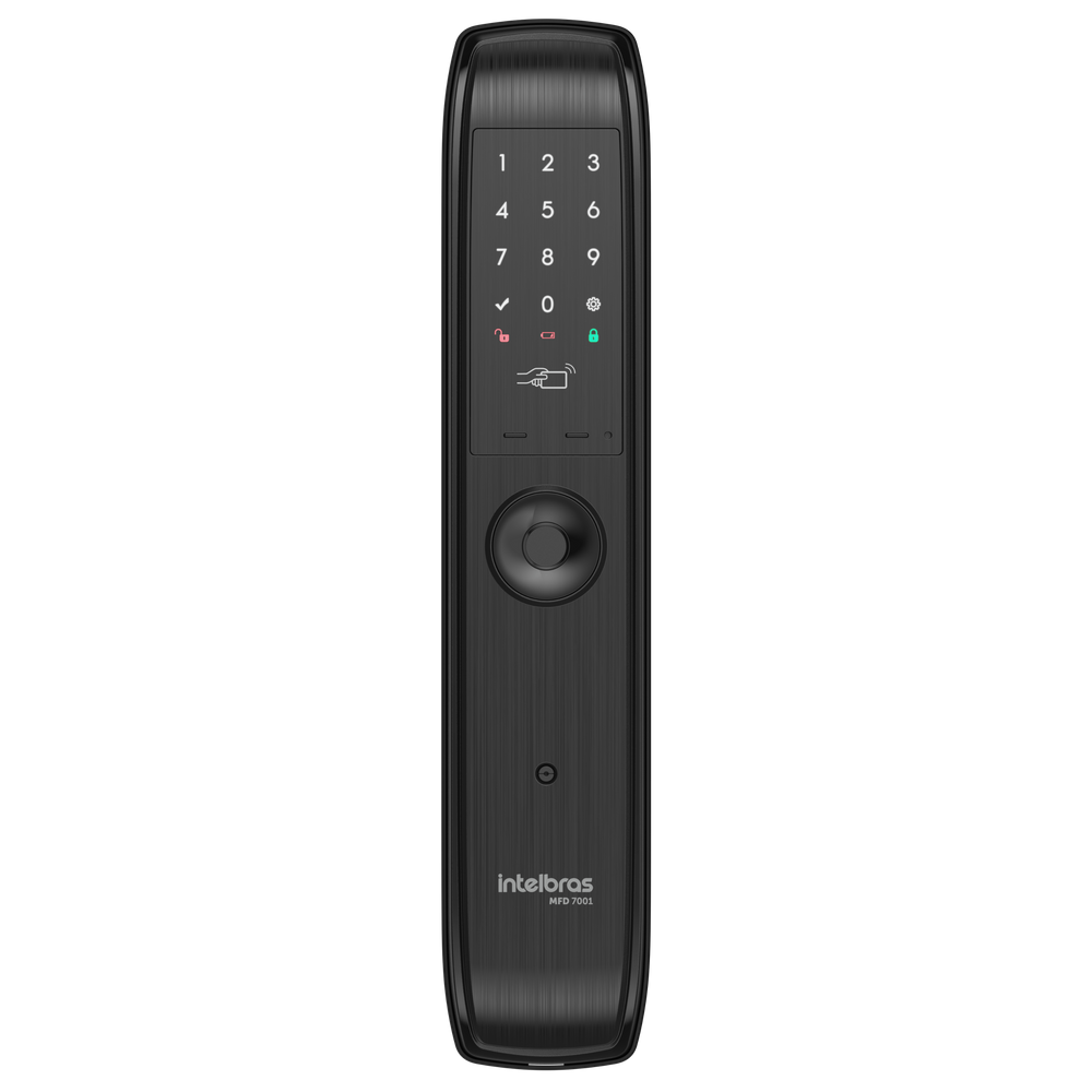 Fechadura Smart de Embutir sem Maçaneta MFD 7001 Intelbras