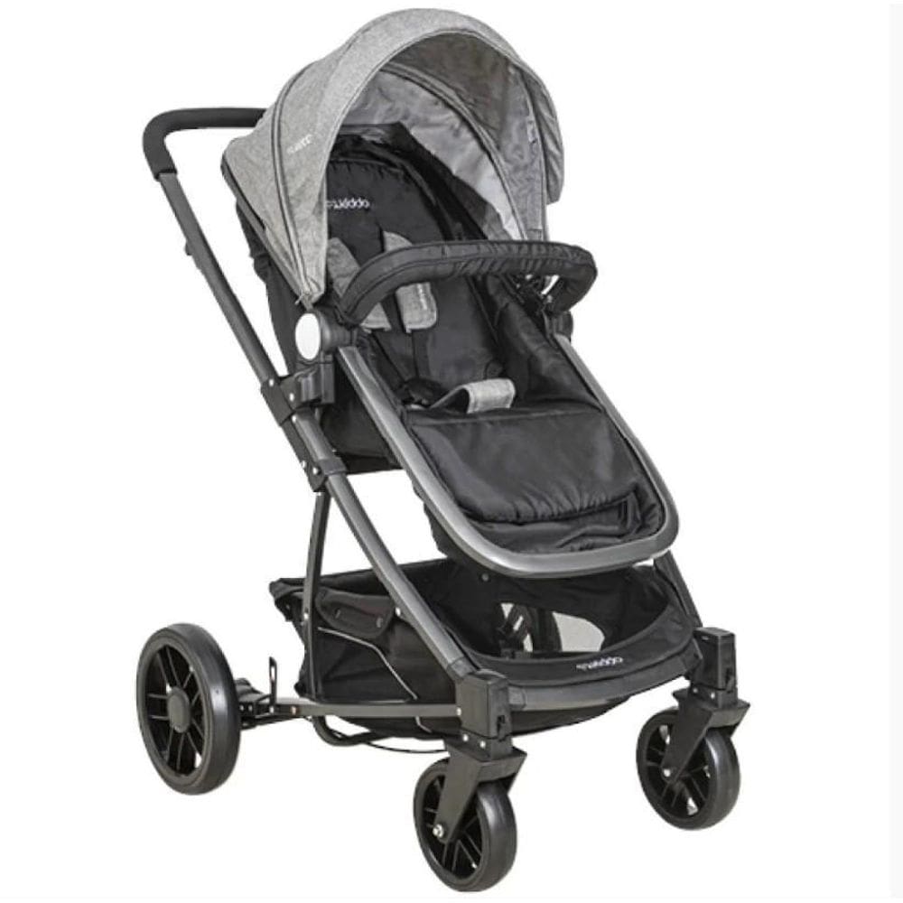 Carrinho De Bebê Kiddo Winner Ii Preto-Cinza