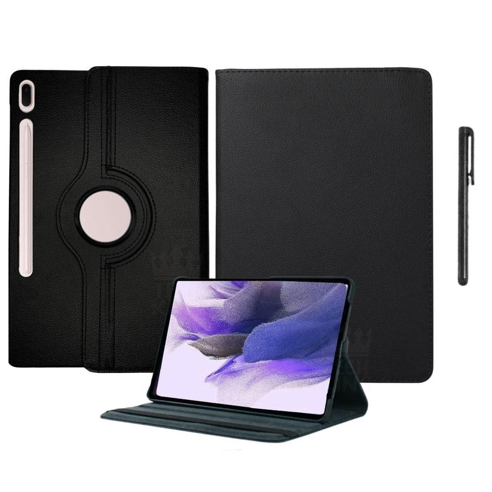 Capa Case Giratoria Contra Quedas Para Tab S7 Fe + Caneta