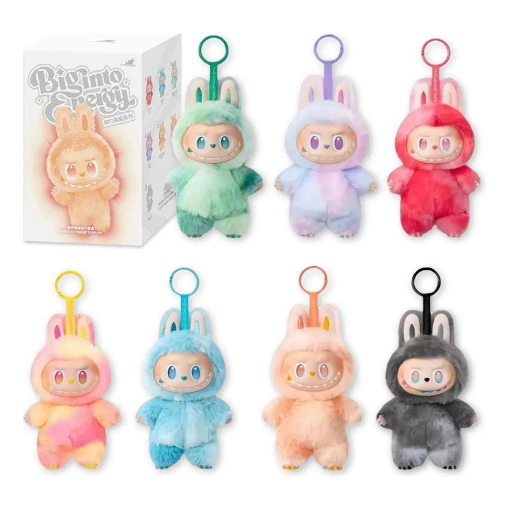 Labubu Pelúcia Chaveiro Boneco Pop Mart Colecionável