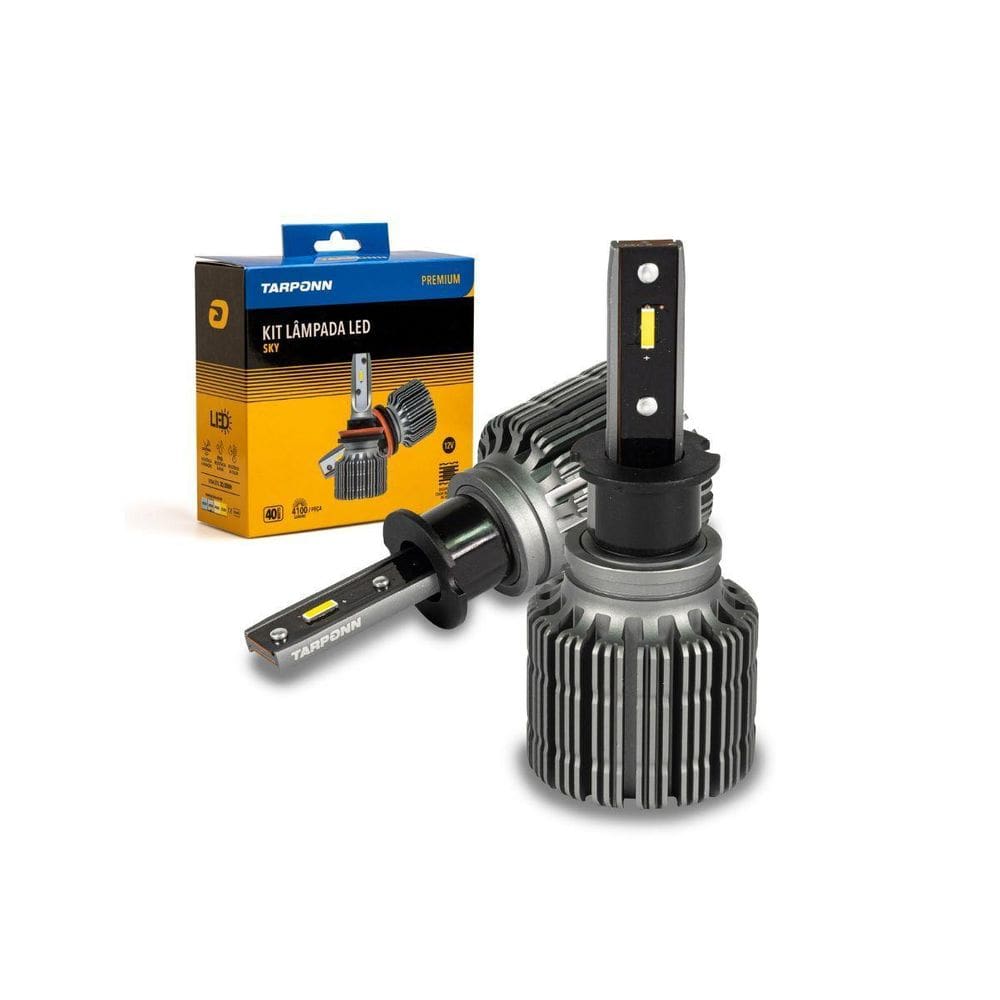 Kit Lâmpada Led Sky H3 6000K 8200 Lm 80W 12V