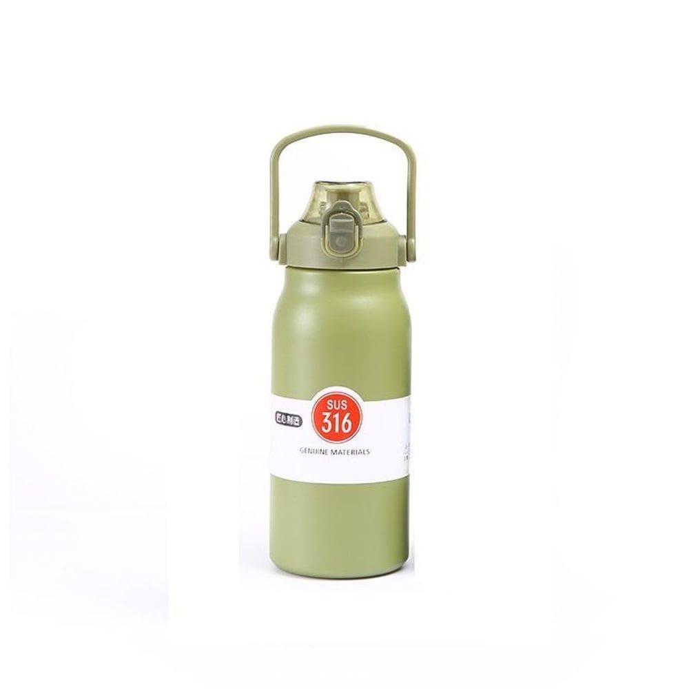 Garrafa Térmica Aço Inoxidável 1700Ml Isolada Vácuo Verde
