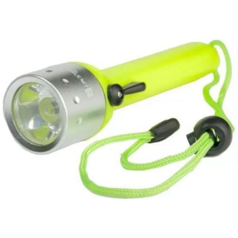 Lanterna De Mergulho Jws-712 Led Cree Q5 Prova D Água