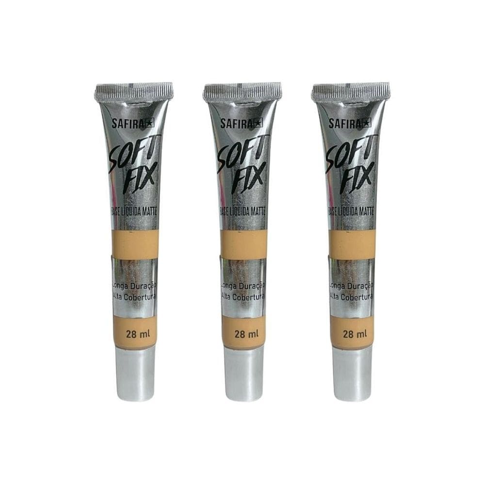 Base Safira Liquida Matte N 02 Bs65466 - Kit Com 3Un