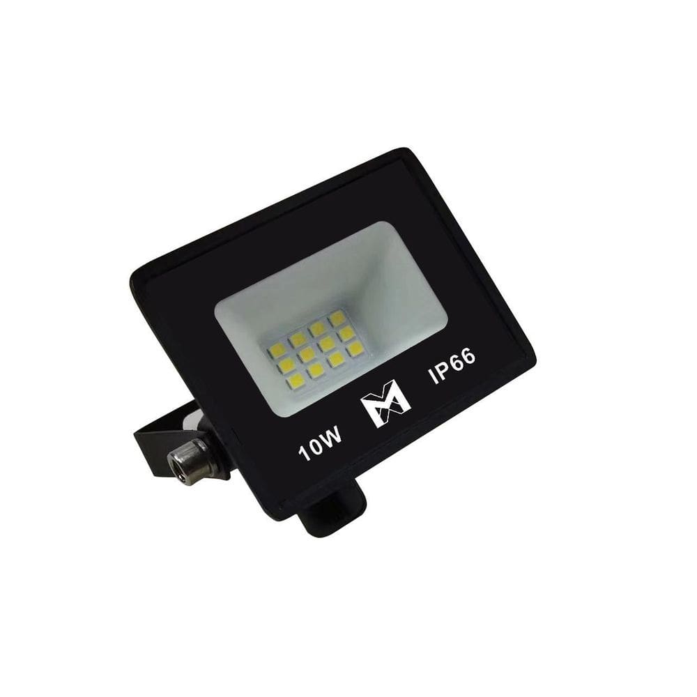 Refletor LED 10W Alumínio IP66 - Kit 5 Unid.