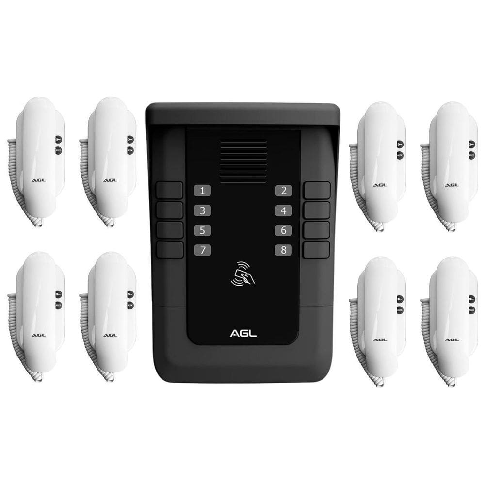 Kit Porteiro Coletivo 8 Pontos S500 Agl