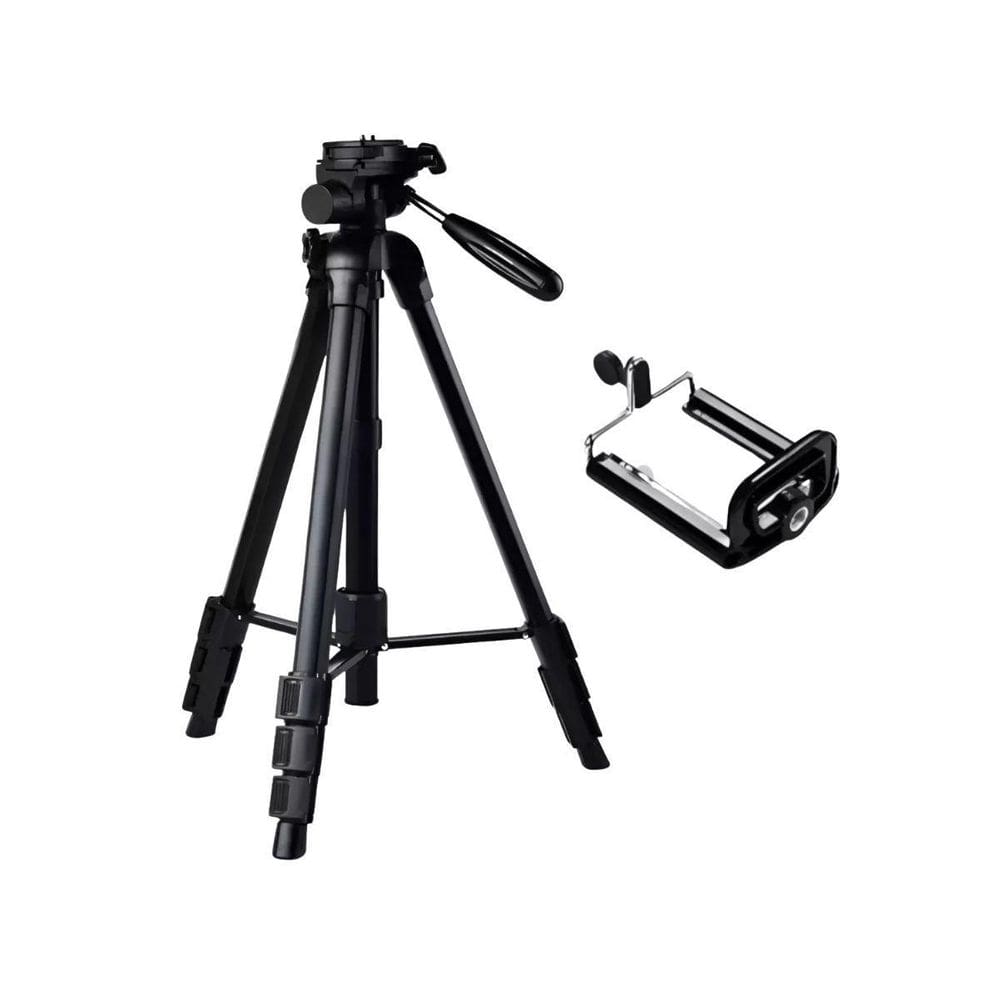 Tripé Universal Profissional 1,10M + Suporte Celular Câmera