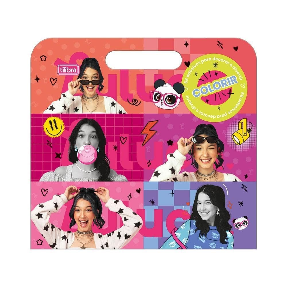 Álbum Para Colorir Maleta Luluca 8Fls Tilibra