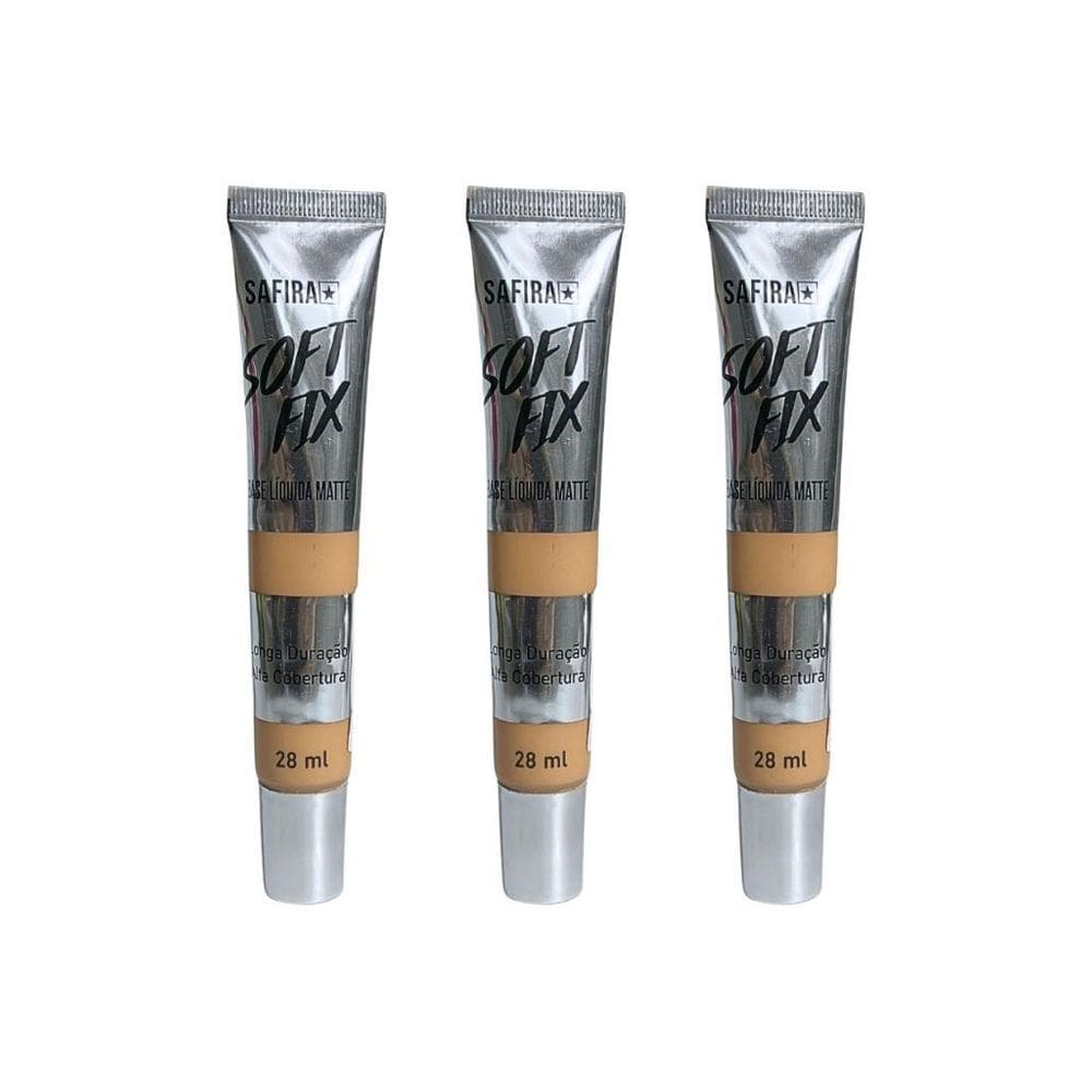 Base Safira Liquida Matte N 04 Bs65480 - Kit Com 3Un