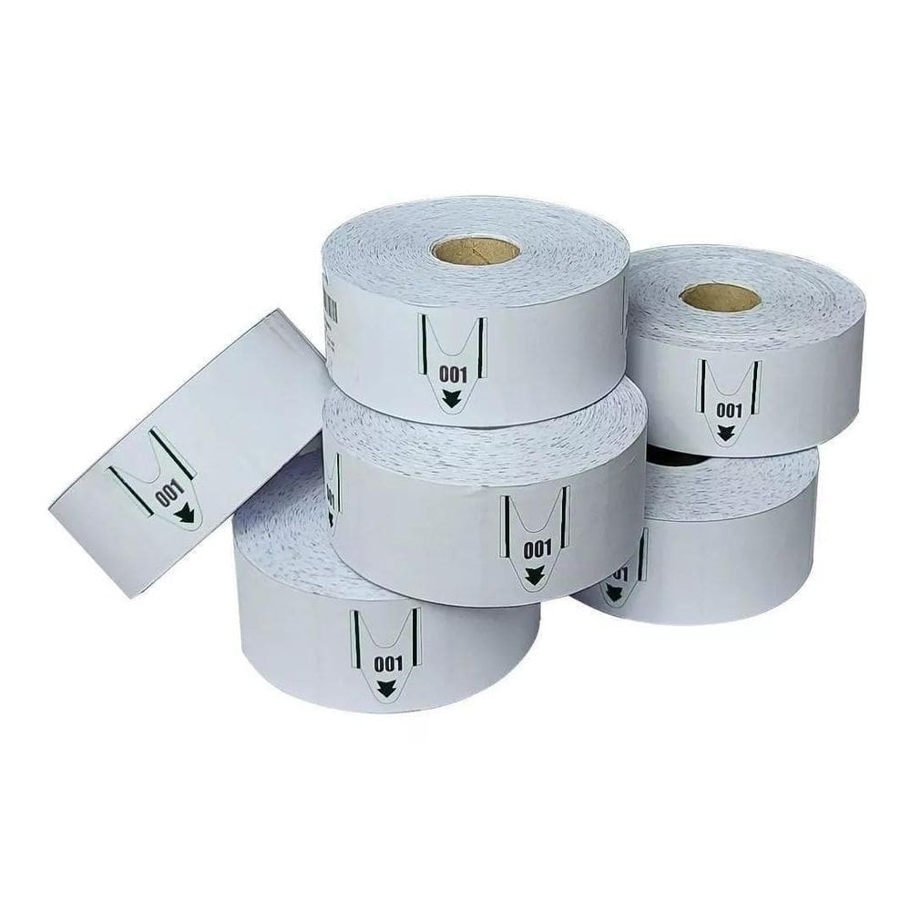 Rolo C/2000 Senhas Numeradas 000-999 Dispenser Senha Preto