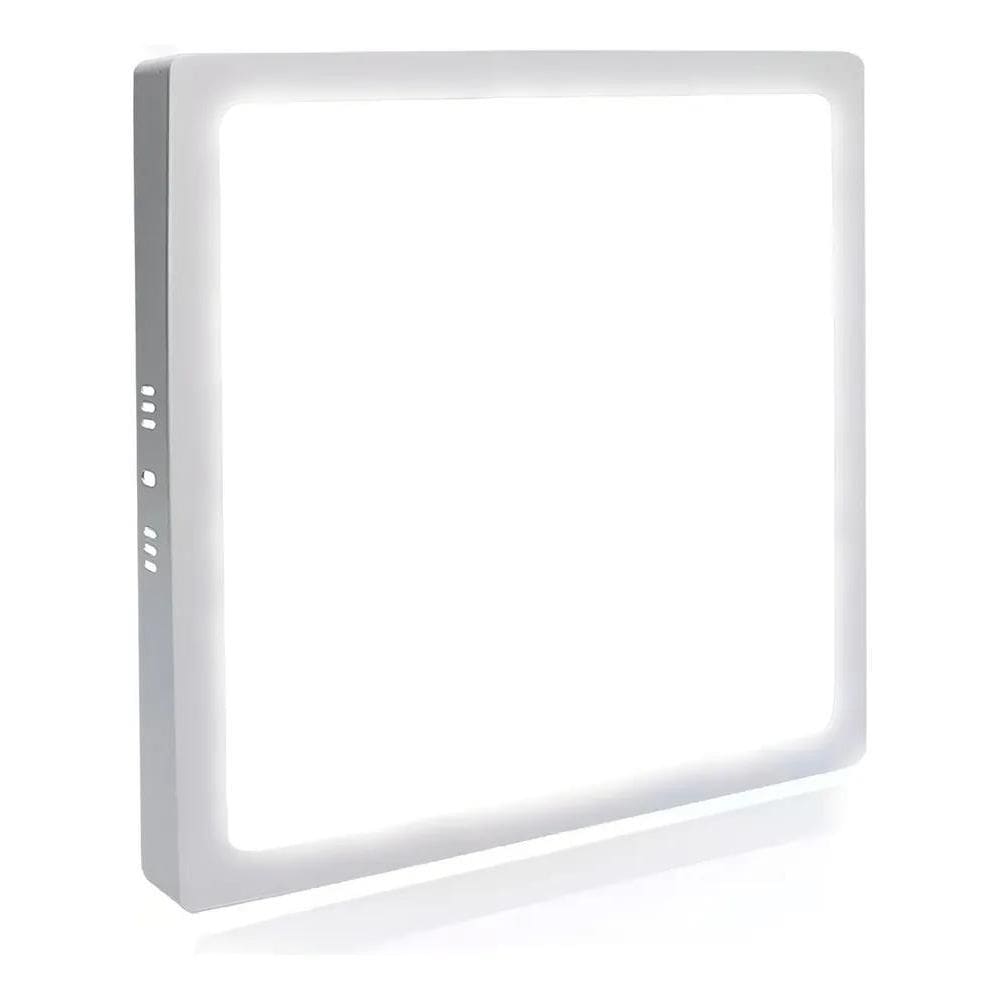 Painel Plafon Smart Quadrado Sobrepor Led 25W Grande 30Cm Es