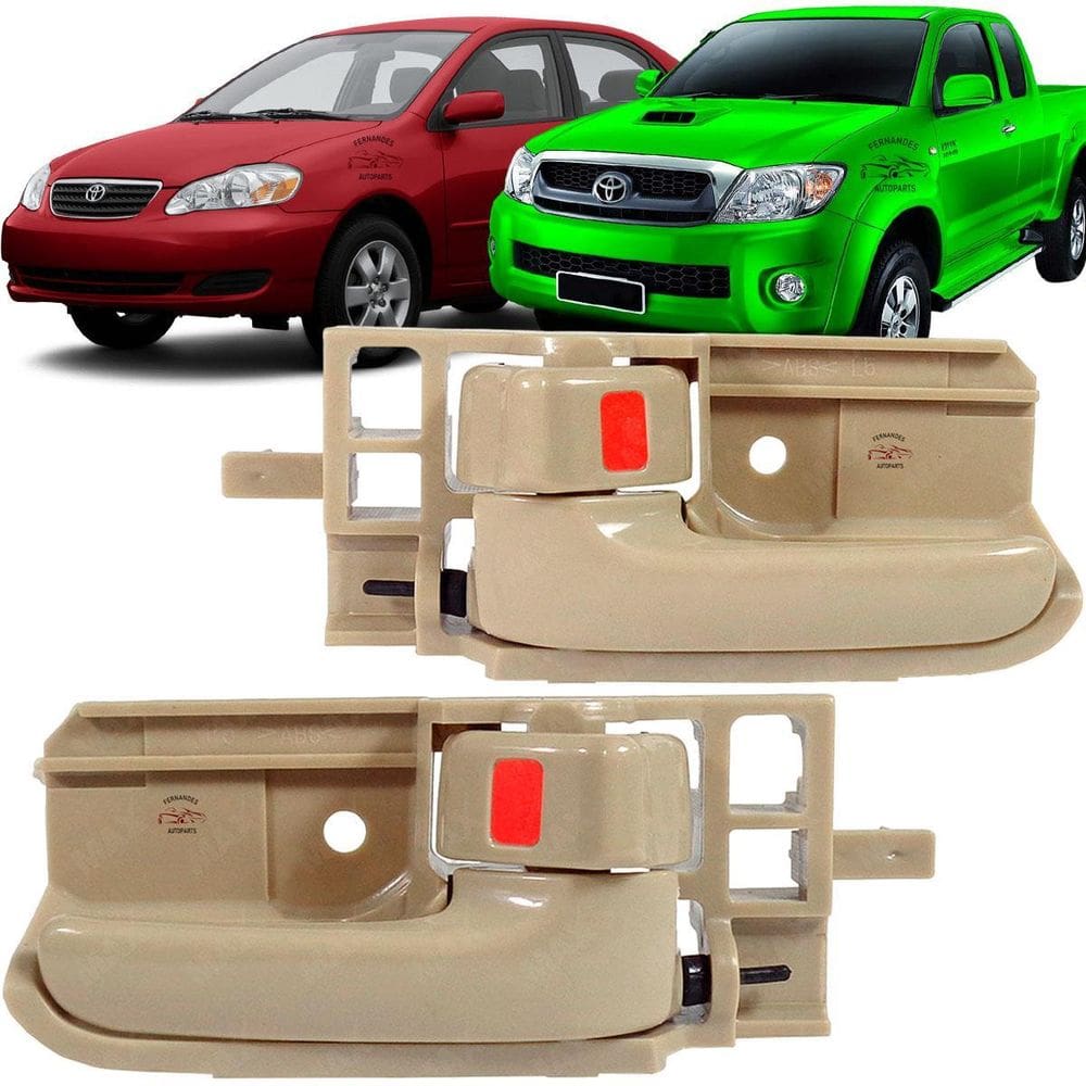 Puxador Bege Toyota Corolla / Hilux - Par