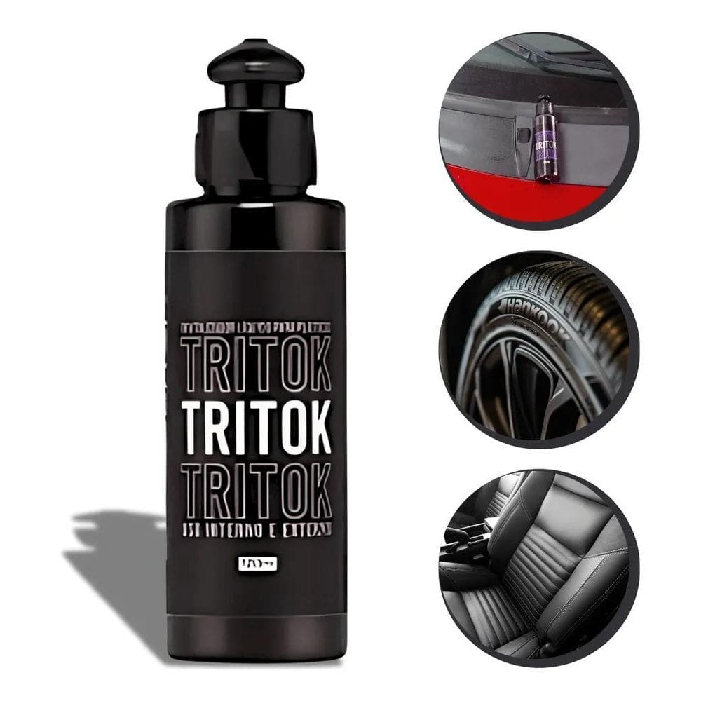 Tritok Revitalizador Plásticos Automotivos Brilho Intenso