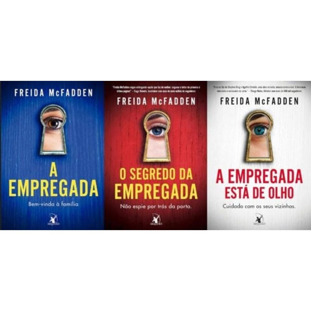 A Empregada O Segredo Da Empregada A Empregada Está De Olho Kit 3 Volumes