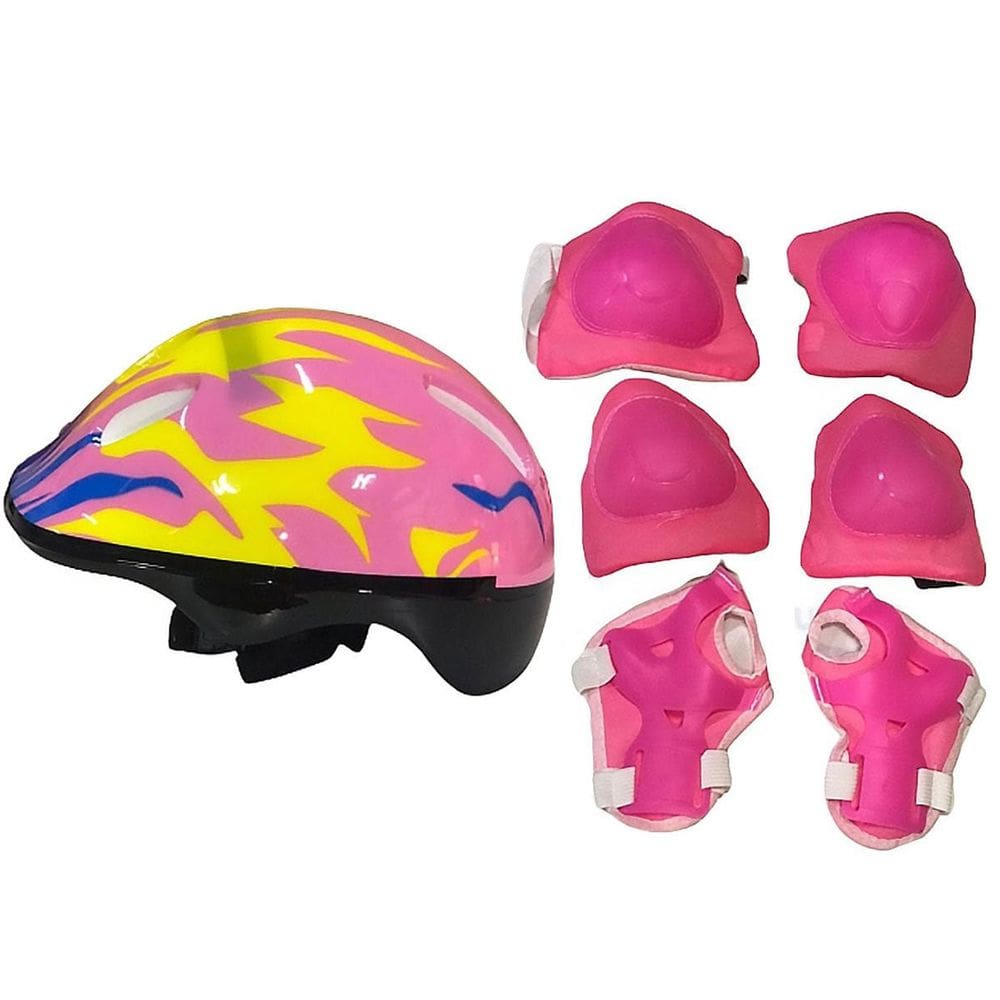 Kj19rs Kit De Protecao Rosa Chamas C/Cap