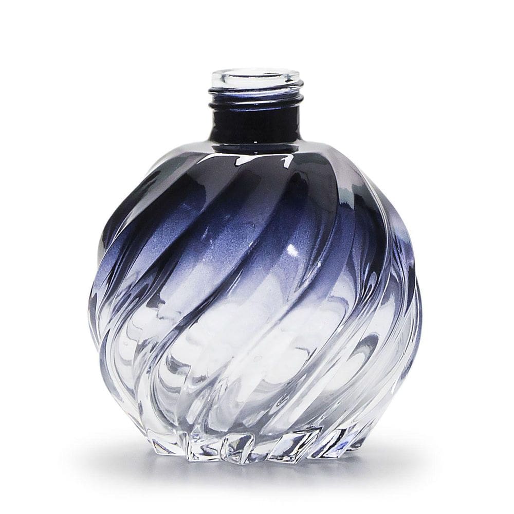 Vidro Bola Espiral 270Ml Preto Degrade  Sem Valvula 