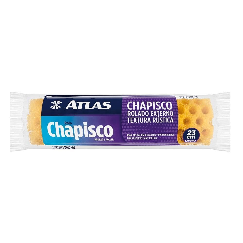 Rolo De Textura Rustica E Chapisco 23Cm - Atlas