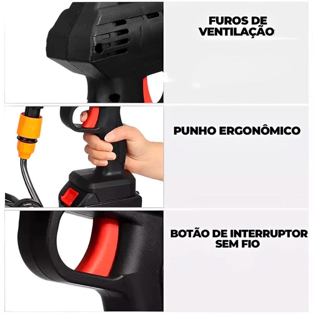 Lavadora Potente Com Maleta Completa Para Limpeza