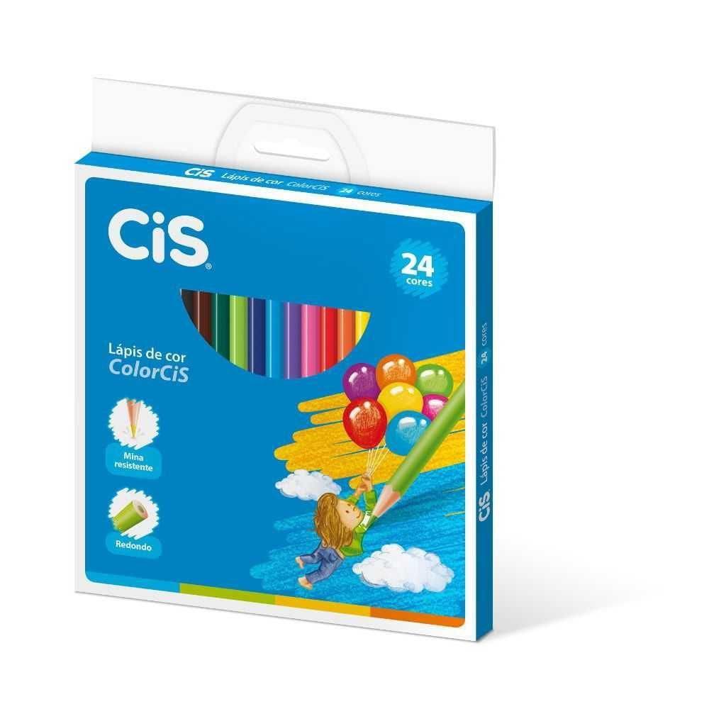 Lápis De Cor Colorcis - 24 Cores