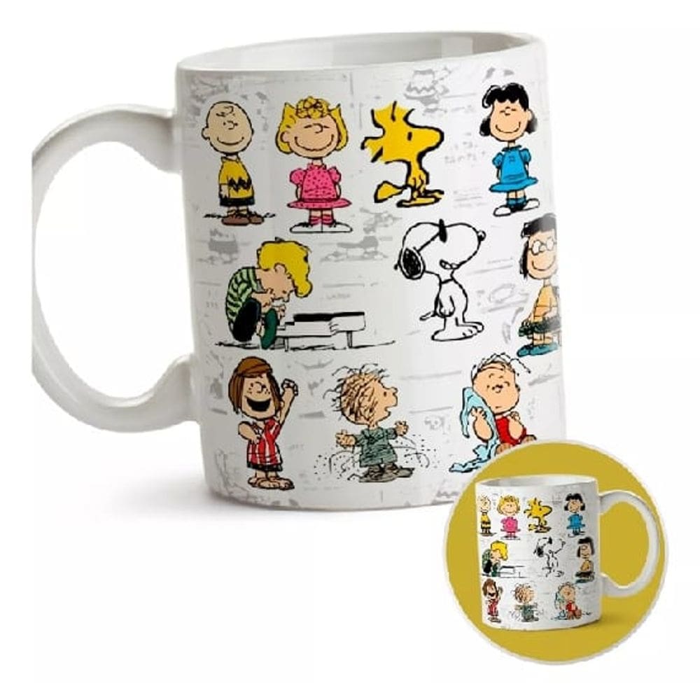 Caneca Personalizada Snoopy 320 ml