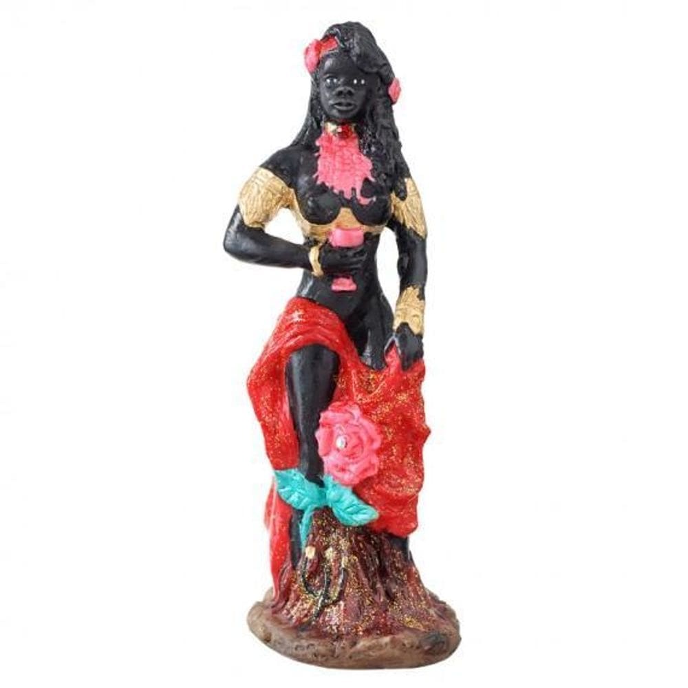 Escultura De Orixá Pomba Gira Orixá 15 Cm Em Resina