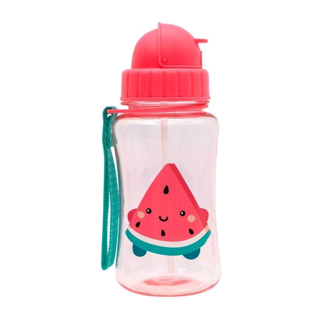 Garrafinha Infantil 400 Ml Buba Canudo Retrátil Silicone