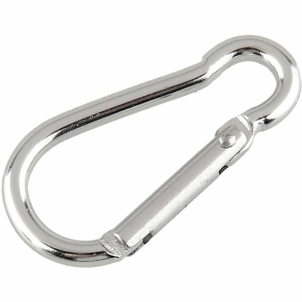 Mosquetão Inox Simples 12M X 140Mm Sem Olhal