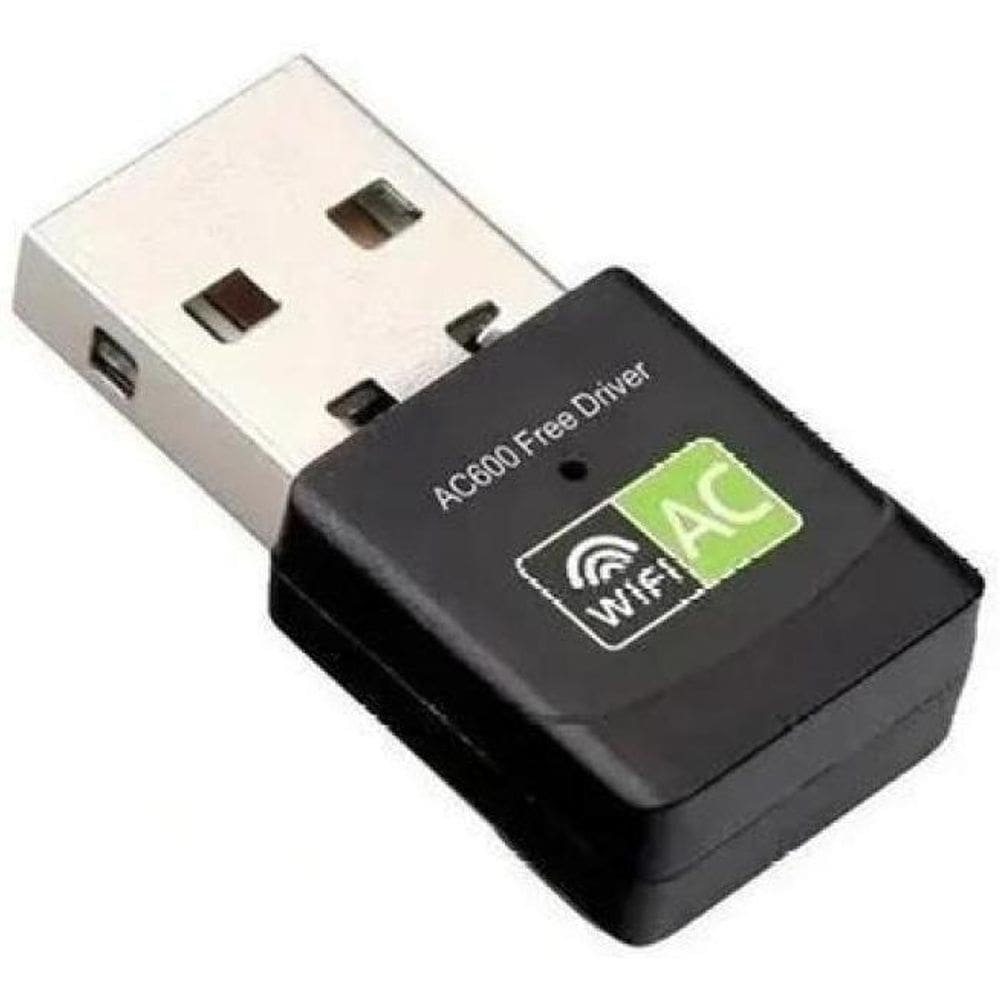 Adaptador Wifi Dual Band 2.4 / 5Ghz 600Mbps Wireless 5G Ac