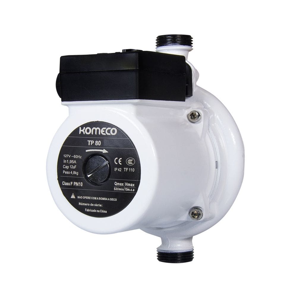 Mini Bomba Circuladora De Água TP80 Ferro G4 - Komeco - 127V