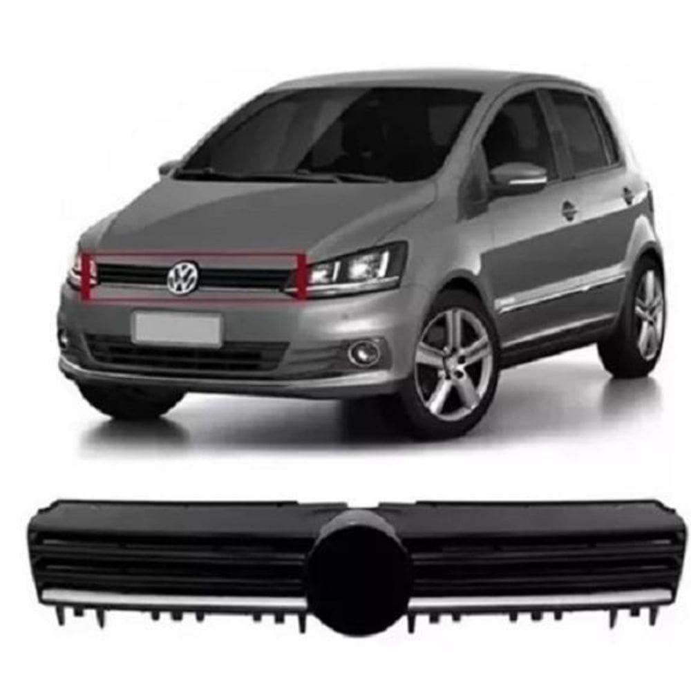 Grade Fox 2015 Black Piano Com Friso Cromado