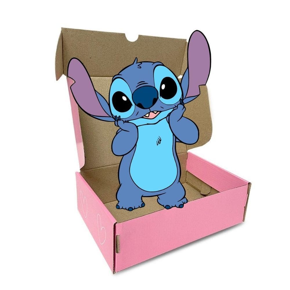 Kit Papelaria Fofa Lillo Stitch Kawaii Presente Surpresa