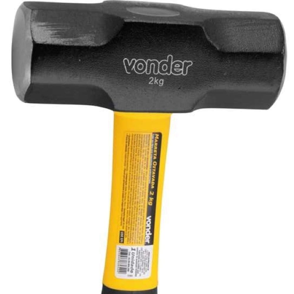 Marreta Oitavada 2,0 Kg Com Cabo Fibra Vonder