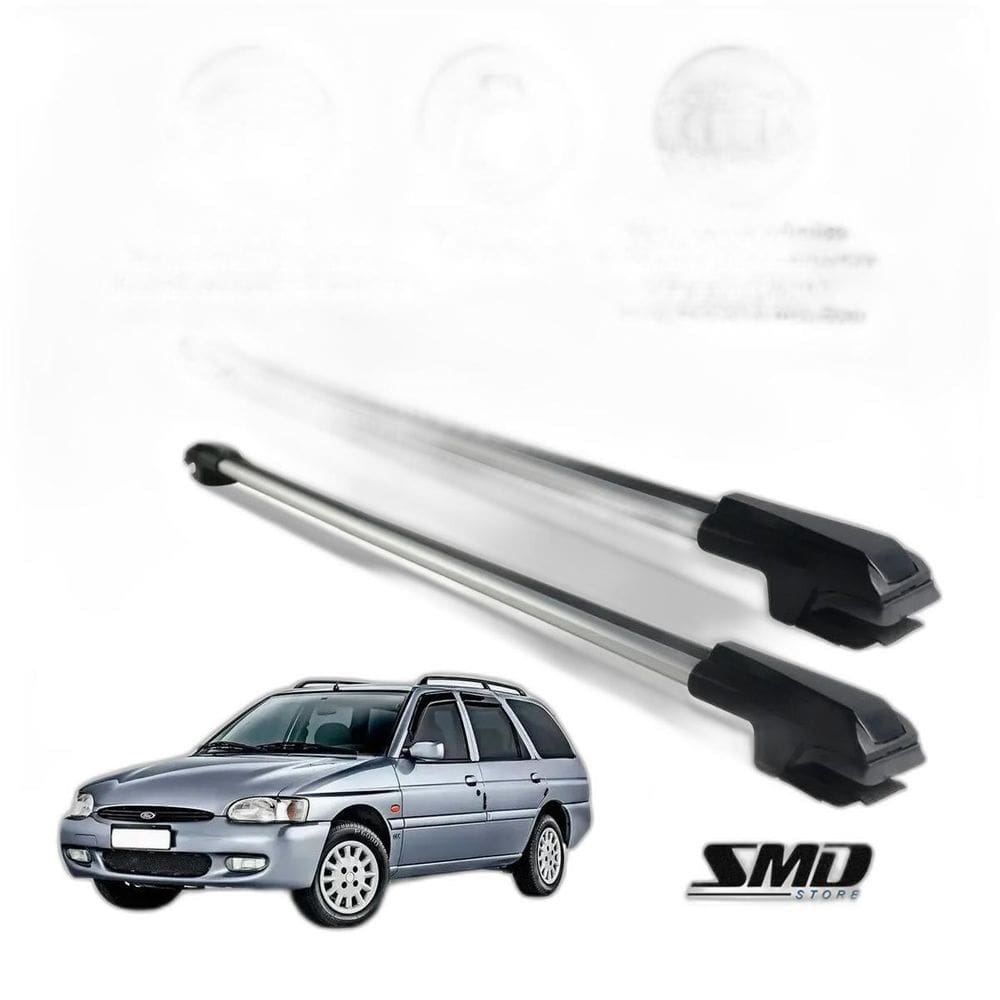 Rack Travessa Teto Prata Ford Escort Wagon 1997 A 2000 Prata
