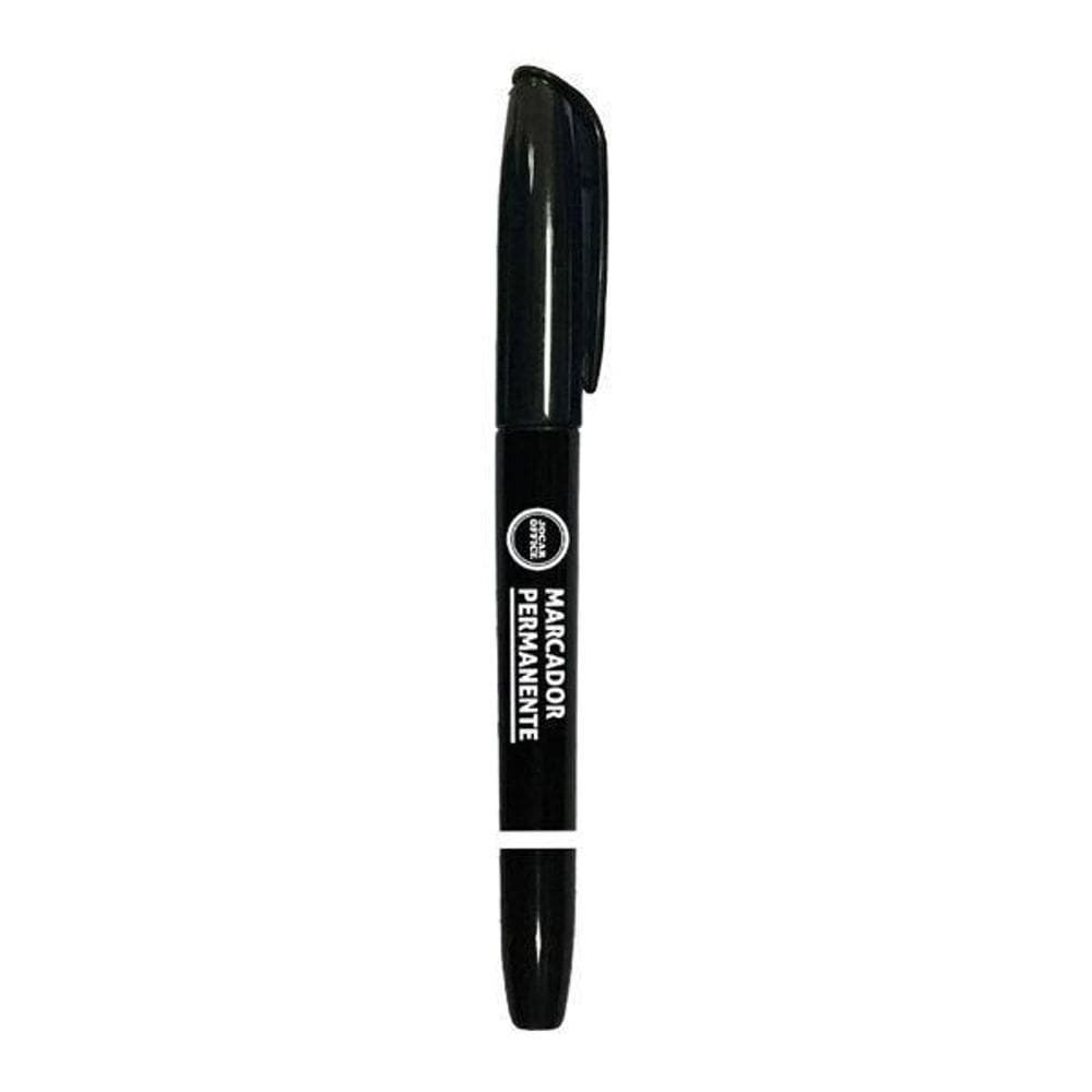 Pincel Marcador Permanente Preto Slim Jocar Office