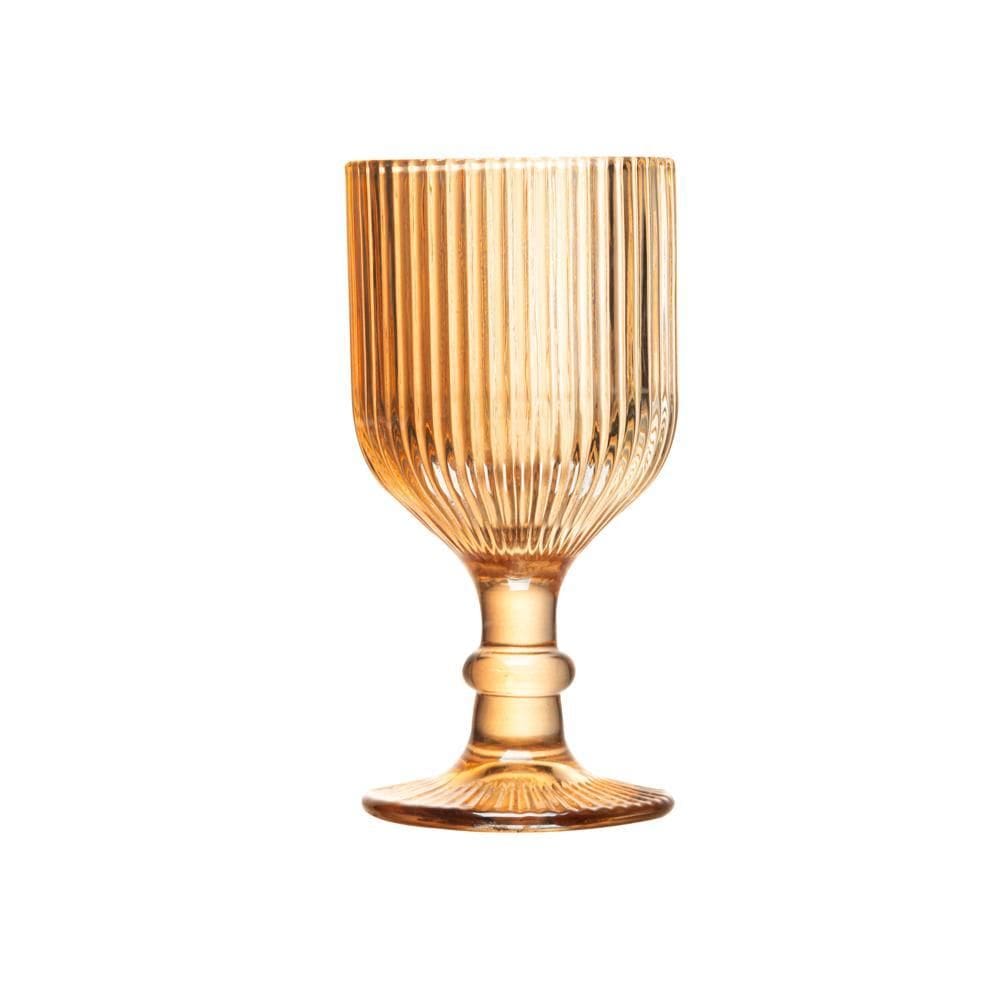 Taça Para Licor Lines 75Ml Âmbar Metalizado Vidro