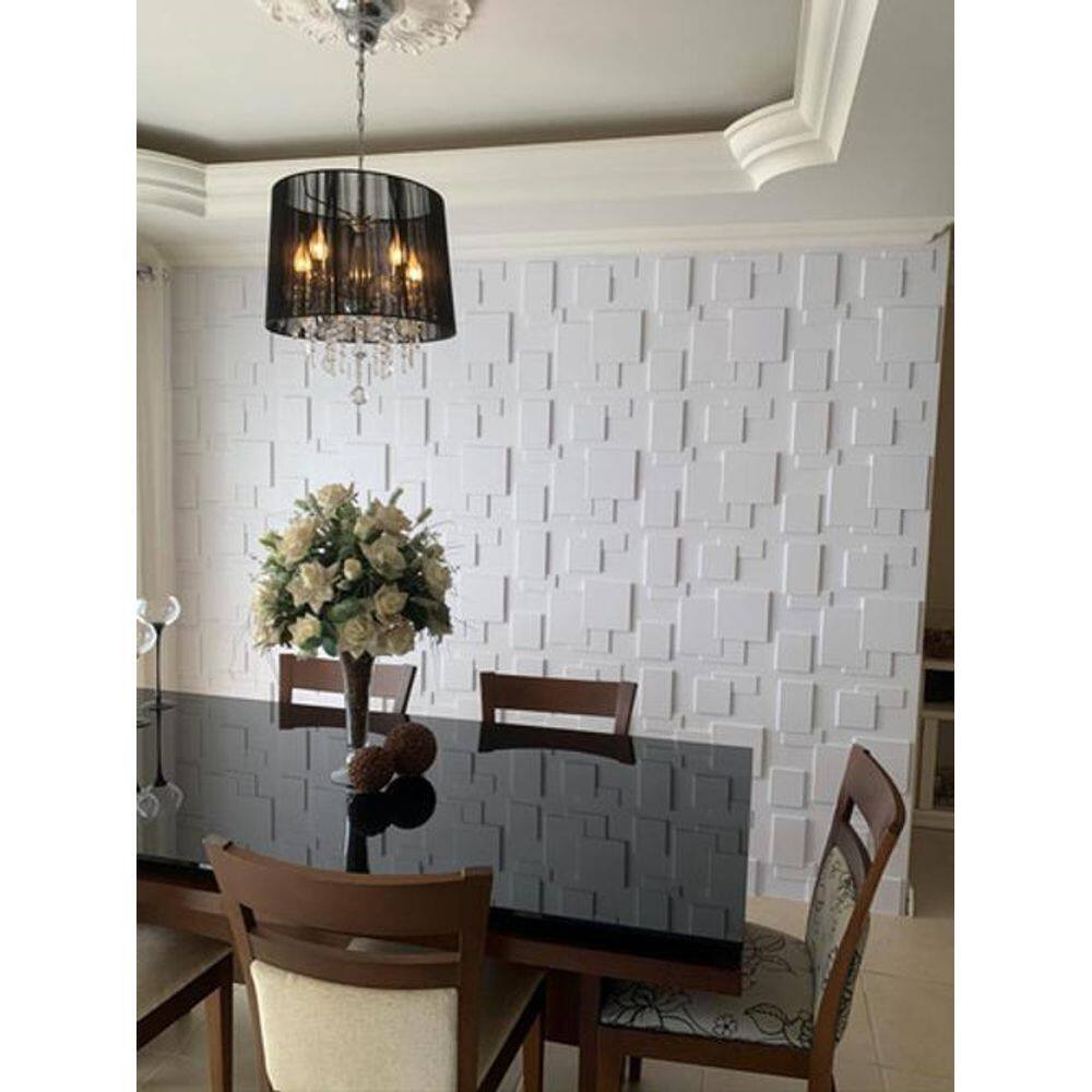 Revestimento 3D Plástico Tijolinho Encaixe 2 Placas Ilove3D