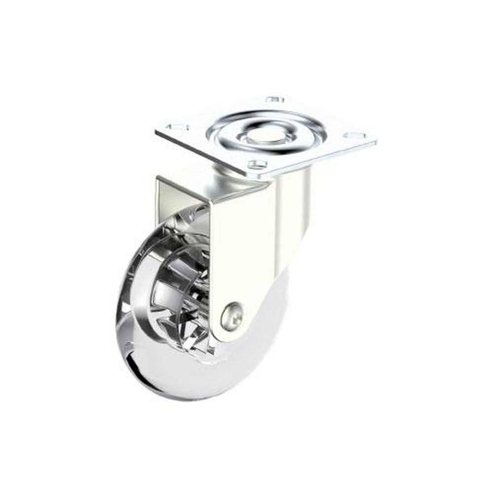 Rodízio Gel 75mm Giratório Sem Freio Para Móveis Até 55kg