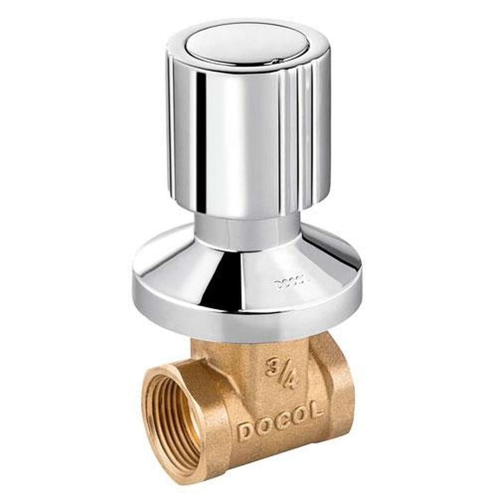 Registro Gaveta 3-4`` Bella Cromado - Docol Para Instalações Hidráulicas